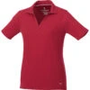 Elevate Women's Vintage Red Jepson Short Sleeve Polo 2 Elevate Women's Vintage Red Jepson Short Sleeve Polo -Elevate TM96608 Vintage Red F