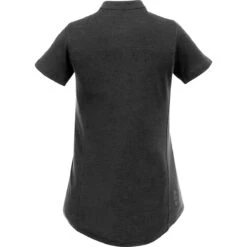 Elevate Women's Heather Dark Charcoal Concord Short Sleeve Polo 5 Elevate Women's Heather Dark Charcoal Concord Short Sleeve Polo -Elevate TM96611 Heather Dark Charcoal B