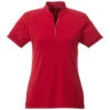 Elevate Women's Team Red Hakone Short Sleeve Polo -Elevate TM96612 358 F