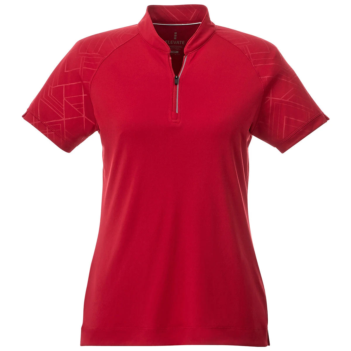 Elevate Women's Team Red Hakone Short Sleeve Polo 3 Elevate Women's Team Red Hakone Short Sleeve Polo
