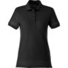 Elevate Women's Black Belmont Short Sleeve Polo -Elevate TM96624 Black F