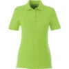 Elevate Women's Dark Citron Green Belmont Short Sleeve Polo 2 Elevate Women's Dark Citron Green Belmont Short Sleeve Polo -Elevate TM96624 Dark Citron Green F