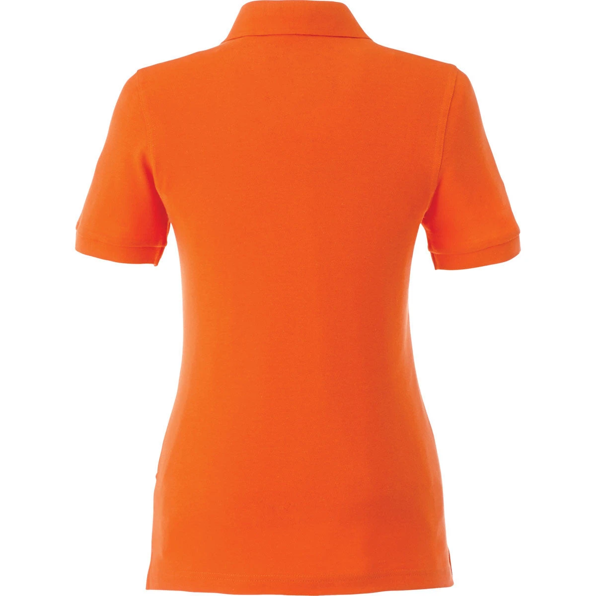 Elevate Women's Orange Belmont Short Sleeve Polo 4 Elevate Women's Orange Belmont Short Sleeve Polo - Image 2