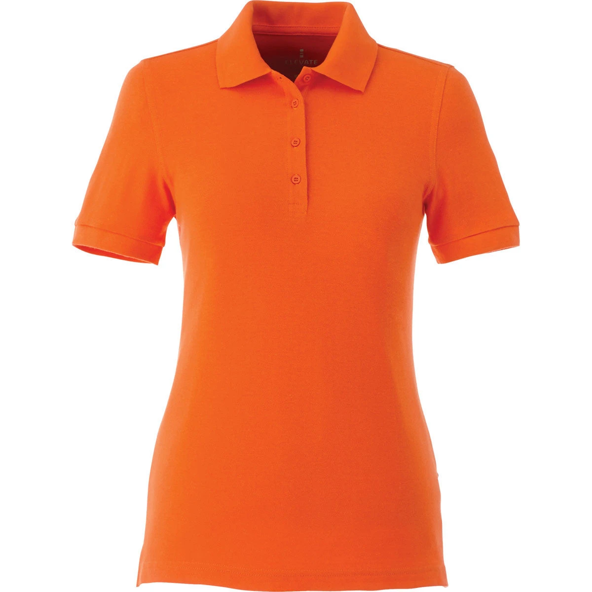 Elevate Women's Orange Belmont Short Sleeve Polo 3 Elevate Women's Orange Belmont Short Sleeve Polo