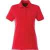 Elevate Women's Team Red Belmont Short Sleeve Polo 2 Elevate Women's Team Red Belmont Short Sleeve Polo -Elevate TM96624 Team Red F