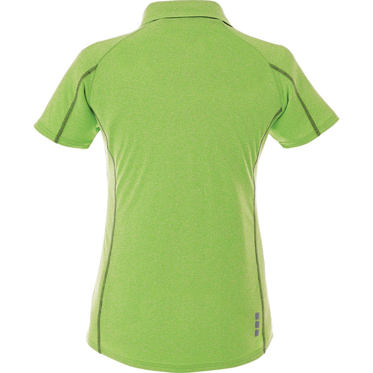 Elevate Women's Apple Heather Macta Short Sleeve Polo 4 Elevate Women's Apple Heather Macta Short Sleeve Polo - Image 2