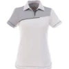 Elevate Women's White Prater Short Sleeve Polo