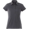 Elevate Women's Black Smoke/Grey Storm Royce Short Sleeve Polo 2 Elevate Women's Black Smoke/Grey Storm Royce Short Sleeve Polo -Elevate TM96704 Black Smoke Grey Storm F