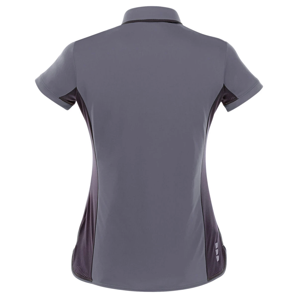 Elevate Women's Light Grey/Grey Storm Royce Short Sleeve Polo 4 Elevate Women's Light Grey/Grey Storm Royce Short Sleeve Polo - Image 2