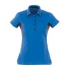 Elevate Women's Olympic Blue/Grey Storm Royce Short Sleeve Polo -Elevate TM96704 Olympic Blue Grey Storm F