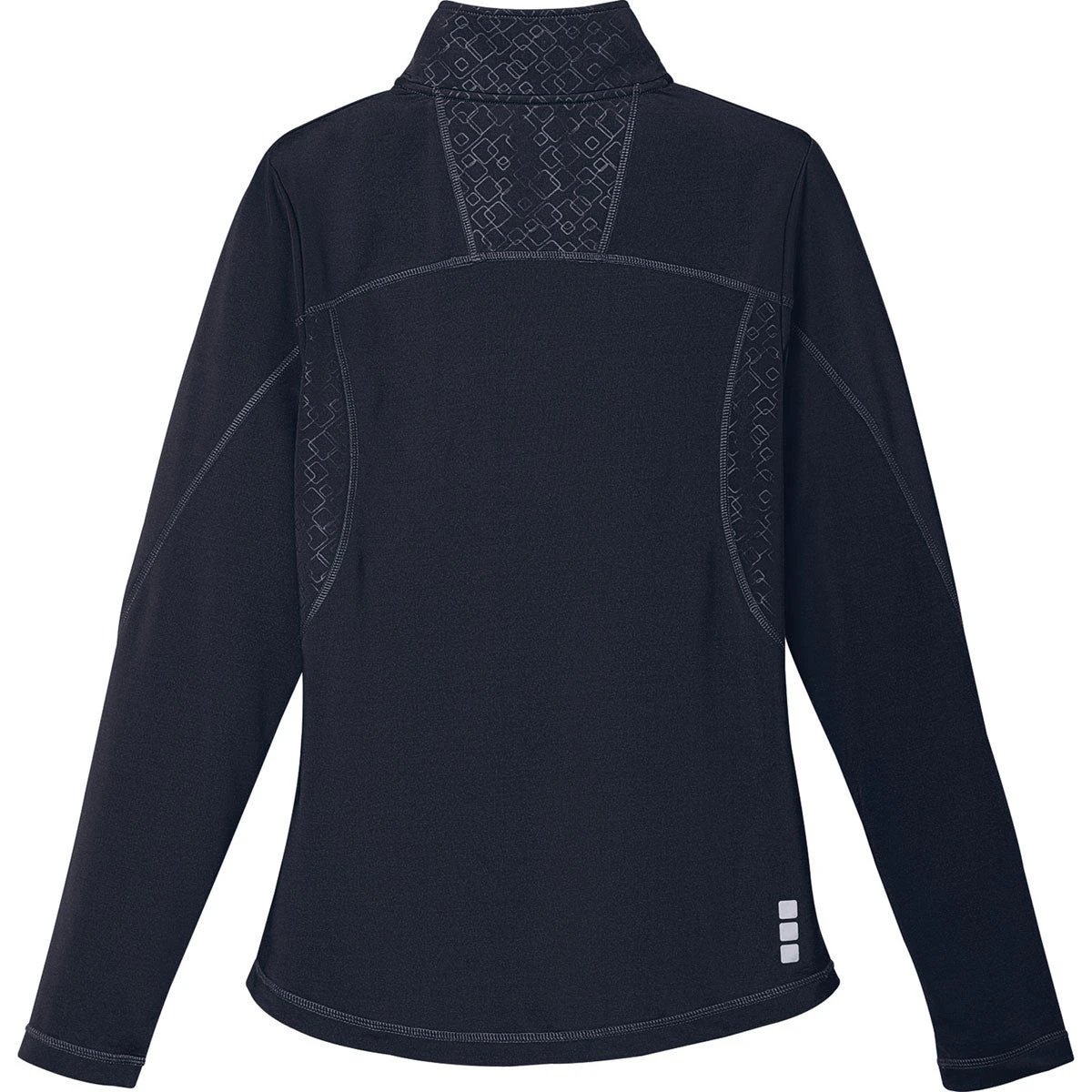 Elevate Women's Navy Caltech Knit Quarter Zip 4 Elevate Women's Navy Caltech Knit Quarter Zip - Image 2