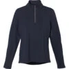 Elevate Women's Navy Caltech Knit Quarter Zip -Elevate TM97807 Navy F