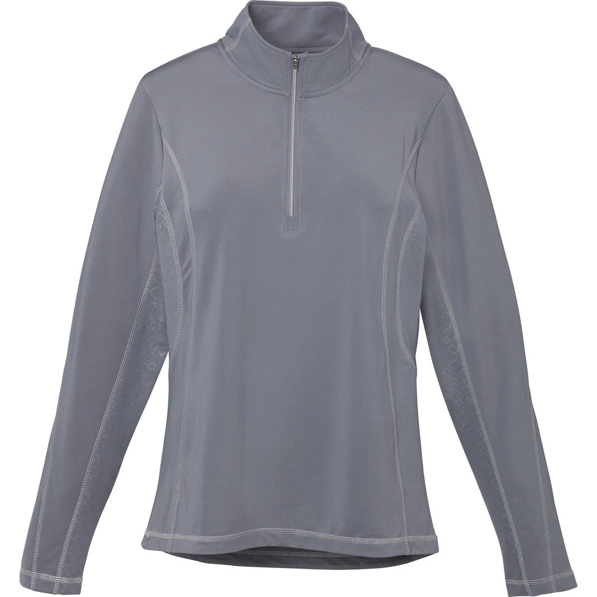 Elevate Women's Steel Grey Caltech Knit Quarter Zip 3 Elevate Women's Steel Grey Caltech Knit Quarter Zip