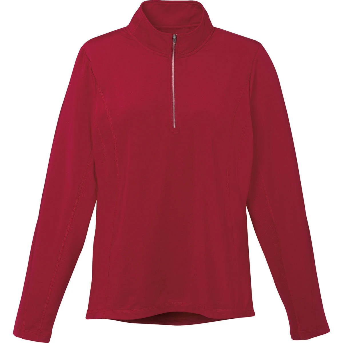 Elevate Women's Vintage Red Caltech Knit Quarter Zip 3 Elevate Women's Vintage Red Caltech Knit Quarter Zip