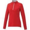 Elevate Women's Team Red Knew Knit Half Zip -Elevate TM97809 Team Red F