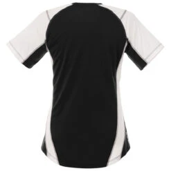 Elevate Women's Black/White Taku Short Sleeve Tech Tee -Elevate TM97813 Black White B