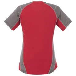 Elevate Women's Team Red/Steel Grey Taku Short Sleeve Tech Tee -Elevate TM97813 Team Red Steel Grey B