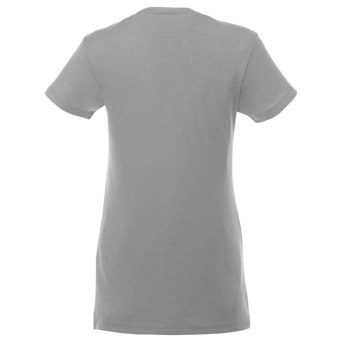 Elevate Women's Medium Heather Grey/White Monroe Short Sleeve Pocket Tee 4 Elevate Women's Medium Heather Grey/White Monroe Short Sleeve Pocket Tee - Image 2