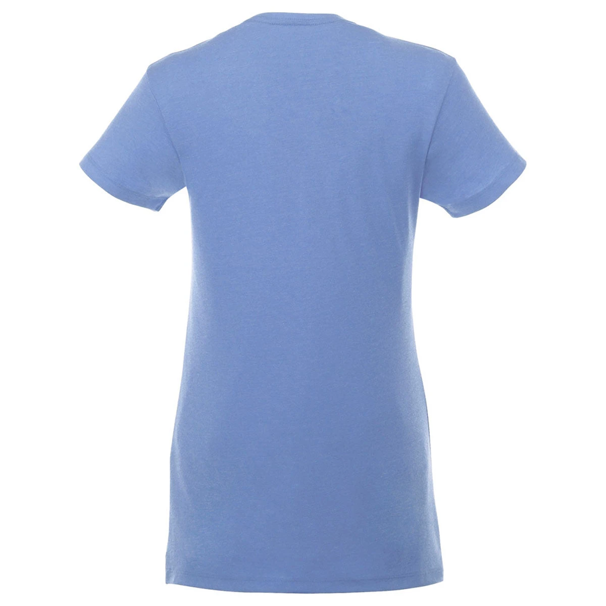 Elevate Women's Sky Heather/White Monroe Short Sleeve Pocket Tee 4 Elevate Women's Sky Heather/White Monroe Short Sleeve Pocket Tee - Image 2