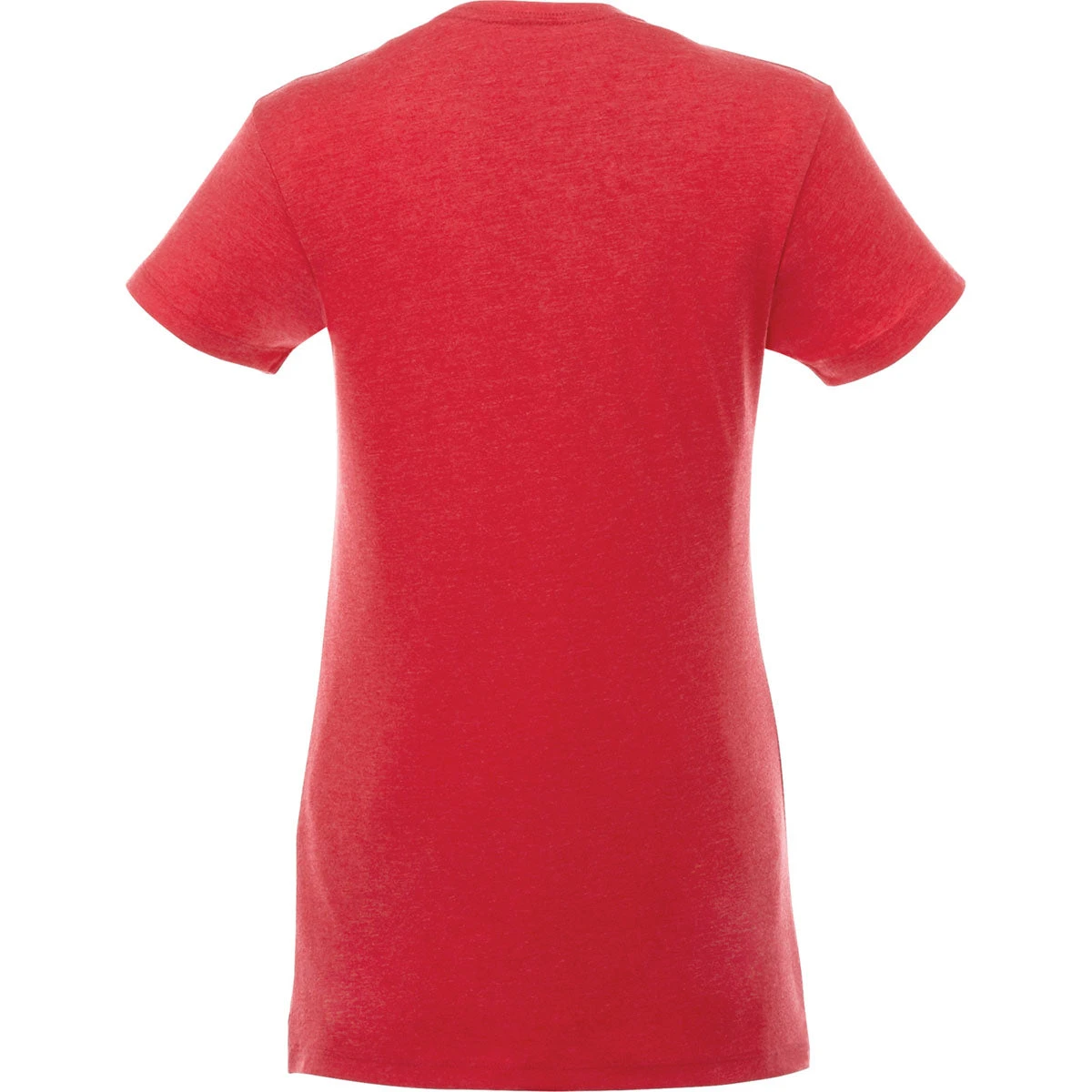 Elevate Women's Team Red Heather/White Monroe Short Sleeve Pocket Tee 4 Elevate Women's Team Red Heather/White Monroe Short Sleeve Pocket Tee - Image 2
