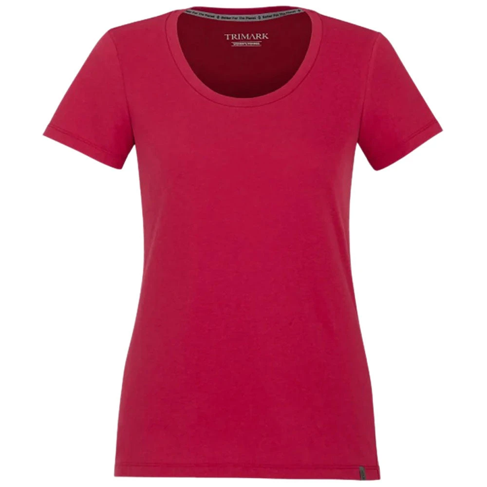 Elevate Women's Vintage Red Somoto Eco Short Sleeve Tee 3 Elevate Women's Vintage Red Somoto Eco Short Sleeve Tee