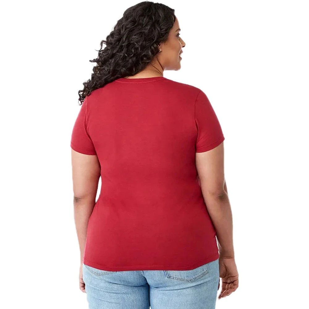 Elevate Women's Vintage Red Somoto Eco Short Sleeve Tee 6 Elevate Women's Vintage Red Somoto Eco Short Sleeve Tee - Image 4