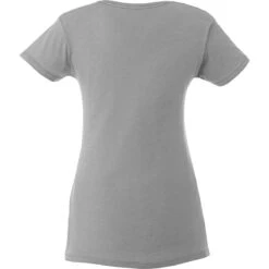 Elevate Women's Medium Heather Grey Bodie Short Sleeve T-Shirt -Elevate TM97879 Medium Heather Grey B