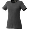 Elevate Women's Heather Dark Charcoal Sarek Short Sleeve T-Shirt -Elevate TM97887 Heather Dark Charcoal F