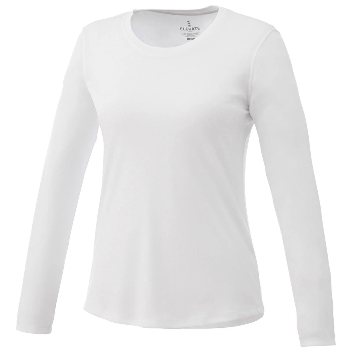 Elevate Women's White Parima Long Sleeve Tech Tee 3 Elevate Women's White Parima Long Sleeve Tech Tee