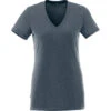 Elevate Women's Navy Heather Sarek V-Neck Short Sleeve Tee -Elevate TM97891 Navy Heather F