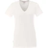 Elevate Women's White Sarek V-Neck Short Sleeve Tee -Elevate TM97891 White F
