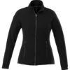 Elevate Women's Black Rixford Polyfleece Jacket 1 Elevate Women's Black Rixford Polyfleece Jacket -Elevate TM98130 Black F