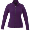 Elevate Women's Dark Plum Rixford Polyfleece Jacket 1 Elevate Women's Dark Plum Rixford Polyfleece Jacket -Elevate TM98130 Dark Plum F