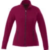 Elevate Women's Maroon Rixford Polyfleece Jacket -Elevate TM98130 Maroon F