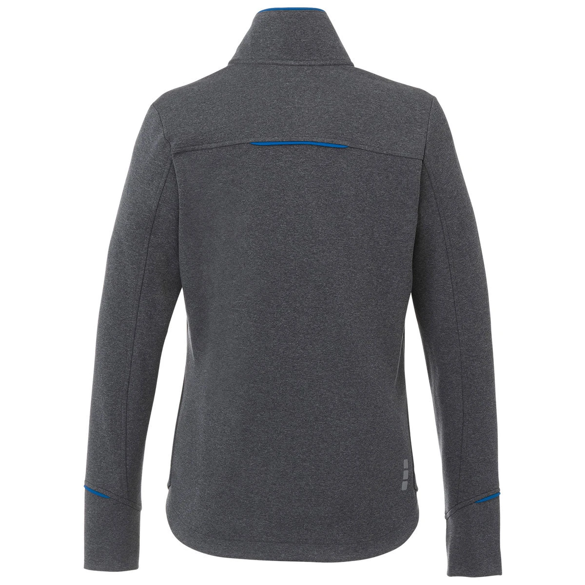 Elevate Women's Olympic Blue/Heather Charcoal Tamarack Full Zip Jacket 4 Elevate Women's Olympic Blue/Heather Charcoal Tamarack Full Zip Jacket - Image 2