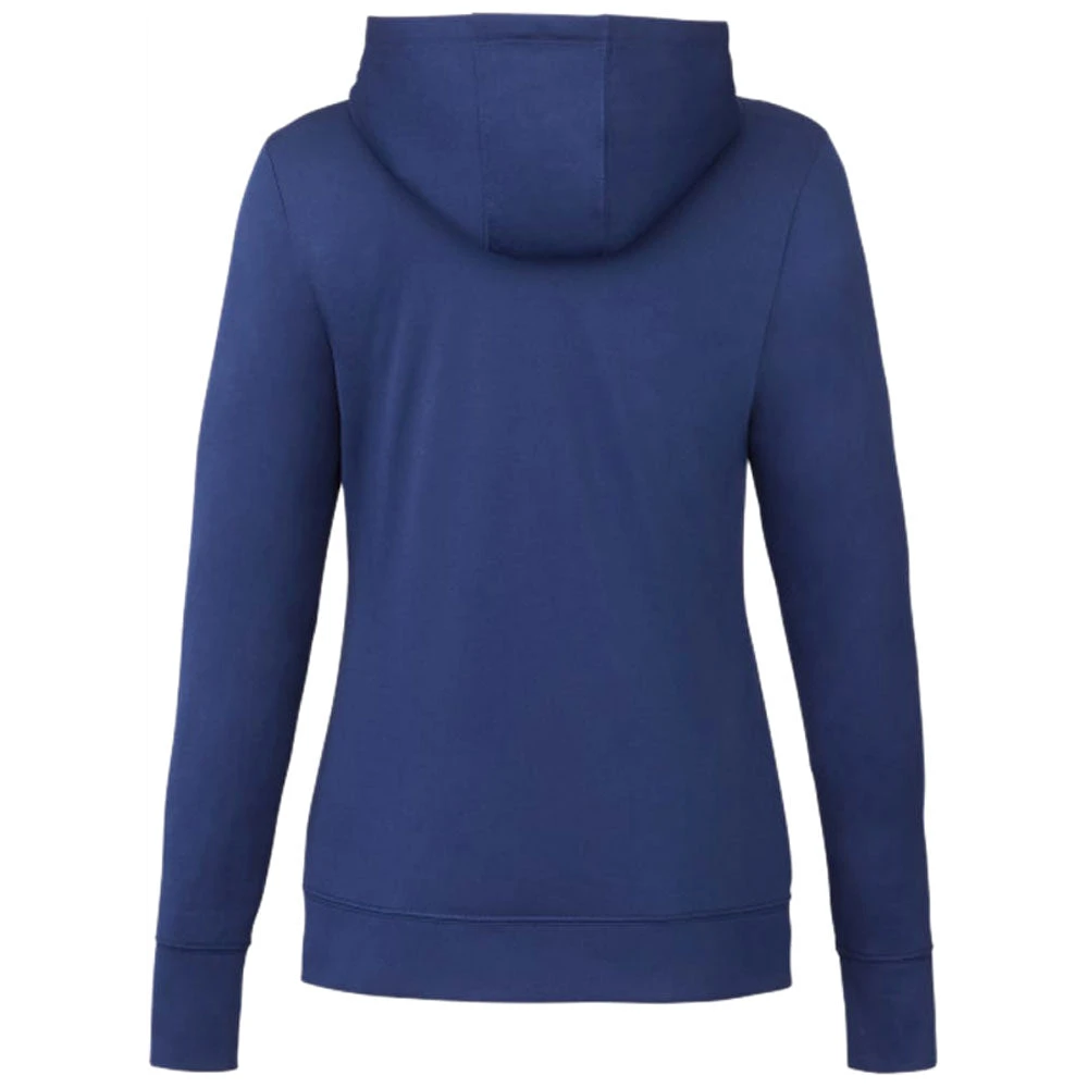 Elevate Women's Vintage Navy Lavar Eco Knit Full Zip Hoody 4 Elevate Women's Vintage Navy Lavar Eco Knit Full Zip Hoody - Image 2