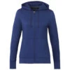 Elevate Women's Vintage Navy Lavar Eco Knit Full Zip Hoody -Elevate TM98145 Vintage Navy F