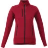 Elevate Women's Vintage Red Panorama Hybrid Knit Jacket -Elevate TM98153 369 F