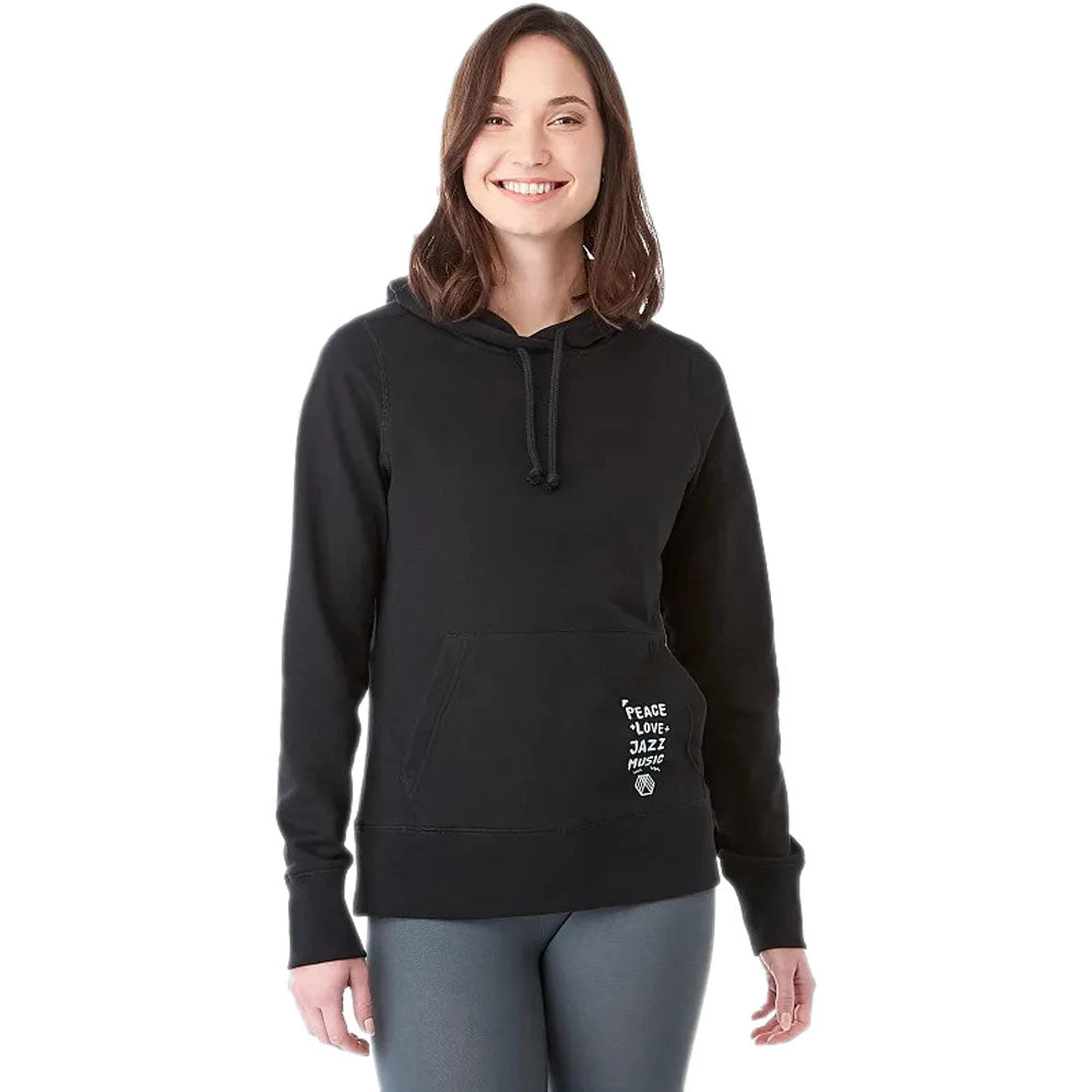 Elevate Women's Black Argus Eco Fleece Hoody 5 Elevate Women's Black Argus Eco Fleece Hoody - Image 3
