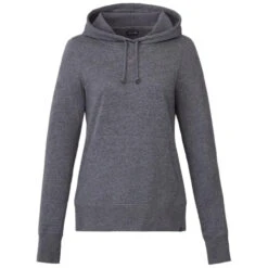Elevate Women's Heather Dark Charcoal Argus Eco Fleece Hoody