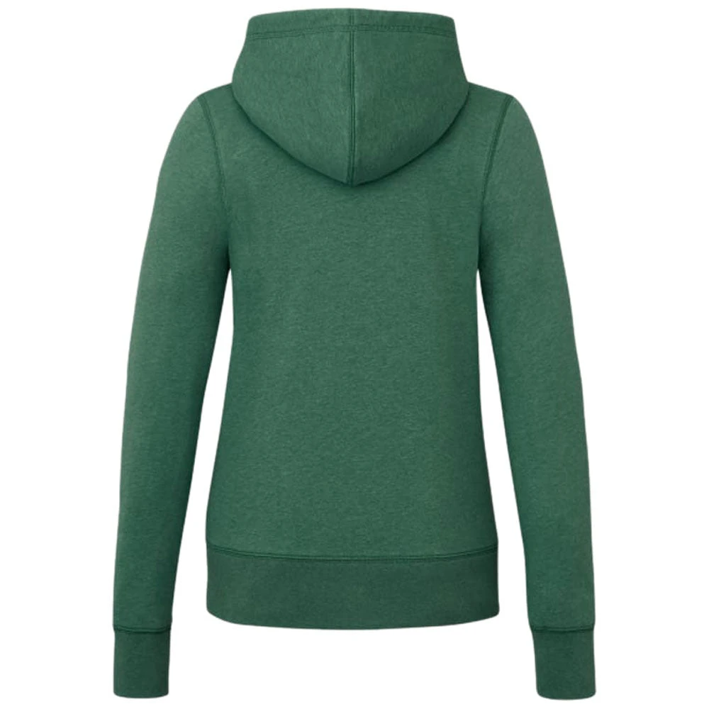 Elevate Women's Juniper Heather Argus Eco Fleece Full Zip Hoody 4 Elevate Women's Juniper Heather Argus Eco Fleece Full Zip Hoody - Image 2