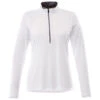 Elevate Women's White Vega Tech Half Zip 2 Elevate Women's White Vega Tech Half Zip -Elevate TM98304 White F