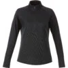 Elevate Women's Black Crane Knit Half Zip 1 Elevate Women's Black Crane Knit Half Zip -Elevate TM98305 995 F