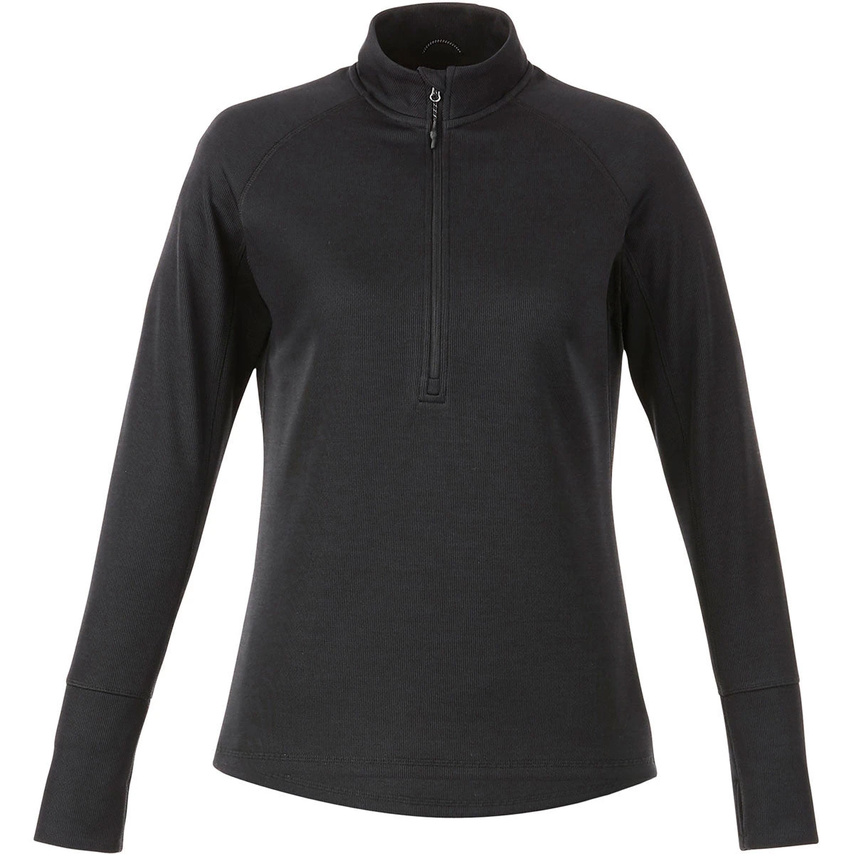 Elevate Women's Black Crane Knit Half Zip 3 Elevate Women's Black Crane Knit Half Zip