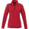 Elevate Women's Team Red Bowlen Polyfleece Quarter Zip 2 Elevate Women's Team Red Bowlen Polyfleece Quarter Zip -Elevate TM98308 Team Red F