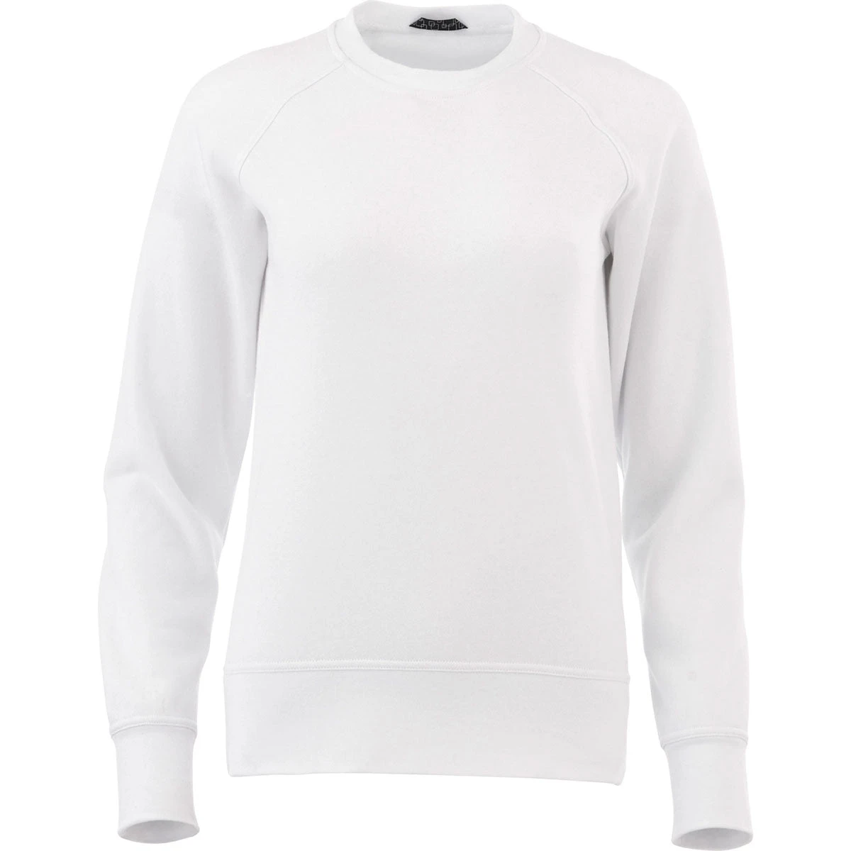 Elevate Women's White Krueger Fleece Crew 3 Elevate Women's White Krueger Fleece Crew