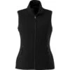 Elevate Women's Black Tyndall Polyfleece Vest -Elevate TM98501 Black F