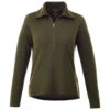 Elevate Women's Loden Heather Stratton Knit Half Zip -Elevate TM98612 Loden Heather F