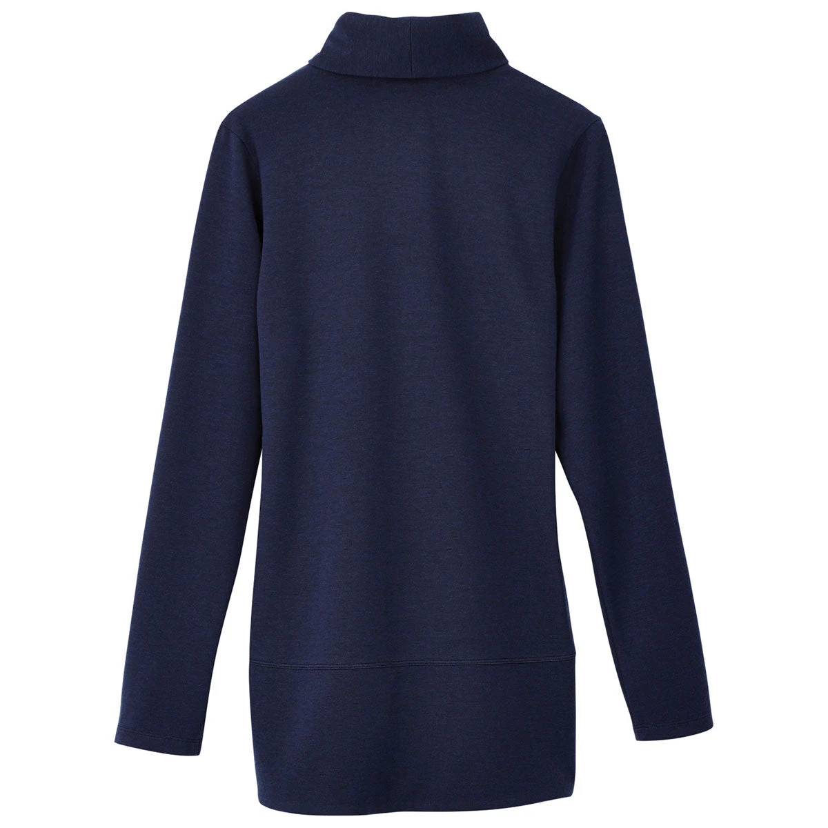 Elevate Women's Metro Blue Heather Equinox Knit Blazer 4 Elevate Women's Metro Blue Heather Equinox Knit Blazer - Image 2