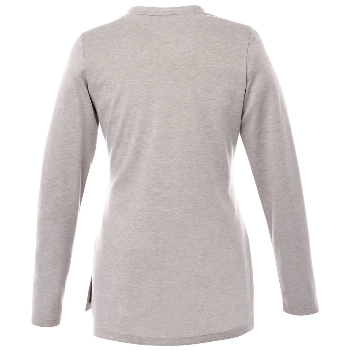 Elevate Women's Heather Grey Bromley Knit V-Neck 4 Elevate Women's Heather Grey Bromley Knit V-Neck - Image 2